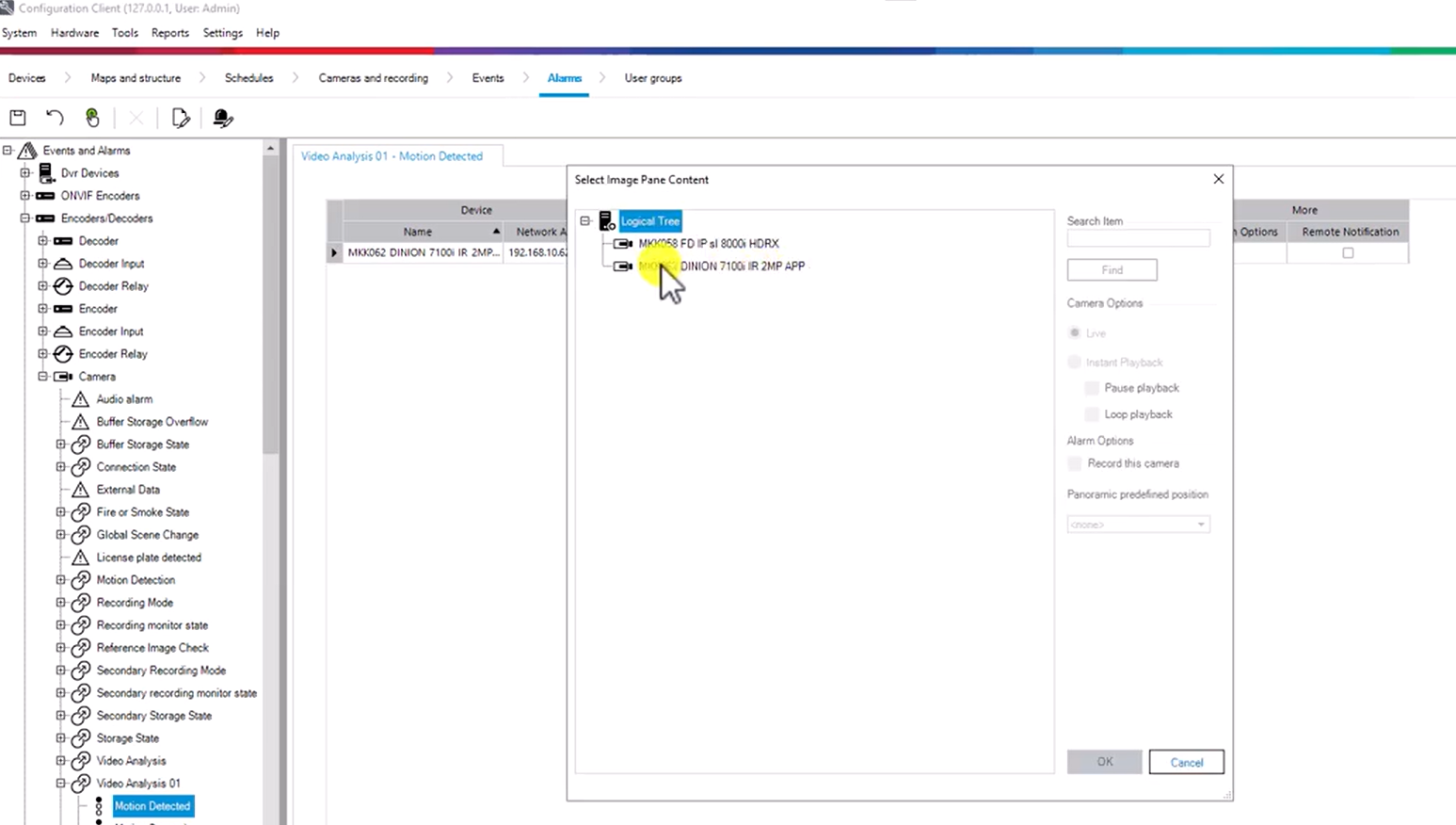 select the camera in the dialog Select Image Pane Content.png