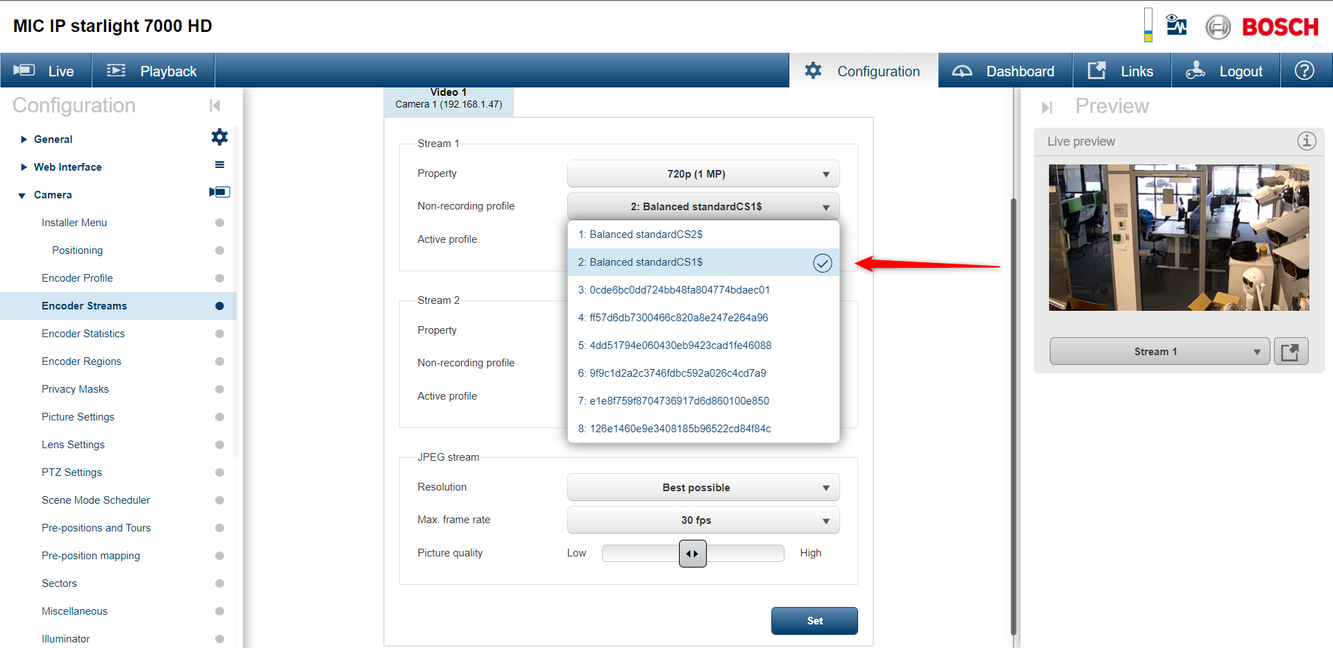 3 How to configure a MIC IP Starlight 7000 camera to operate at 25fps.png