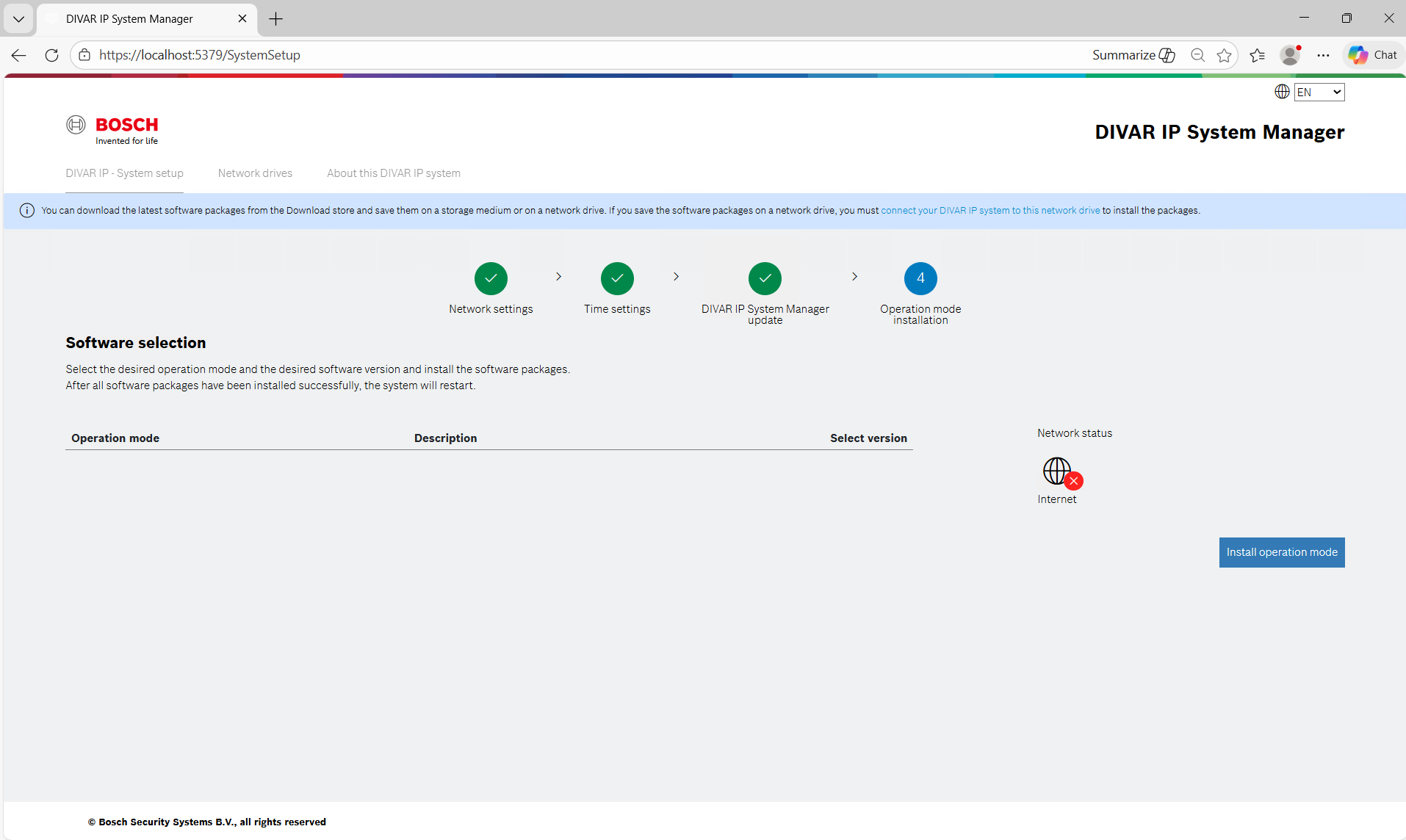 No Internet - Use Local Source Blue banner indication.png