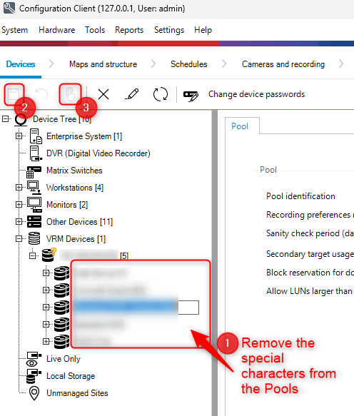 What to do if BVMS Operator Client event list shows VRM 192.xxx.xxx.xxxConfiguration failed (creation of configuration failed) 1.png