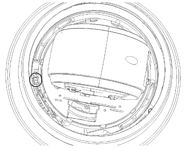 How can I factory default the AUTODOME IP starlight 7000i using the reset button (hard reset).png
