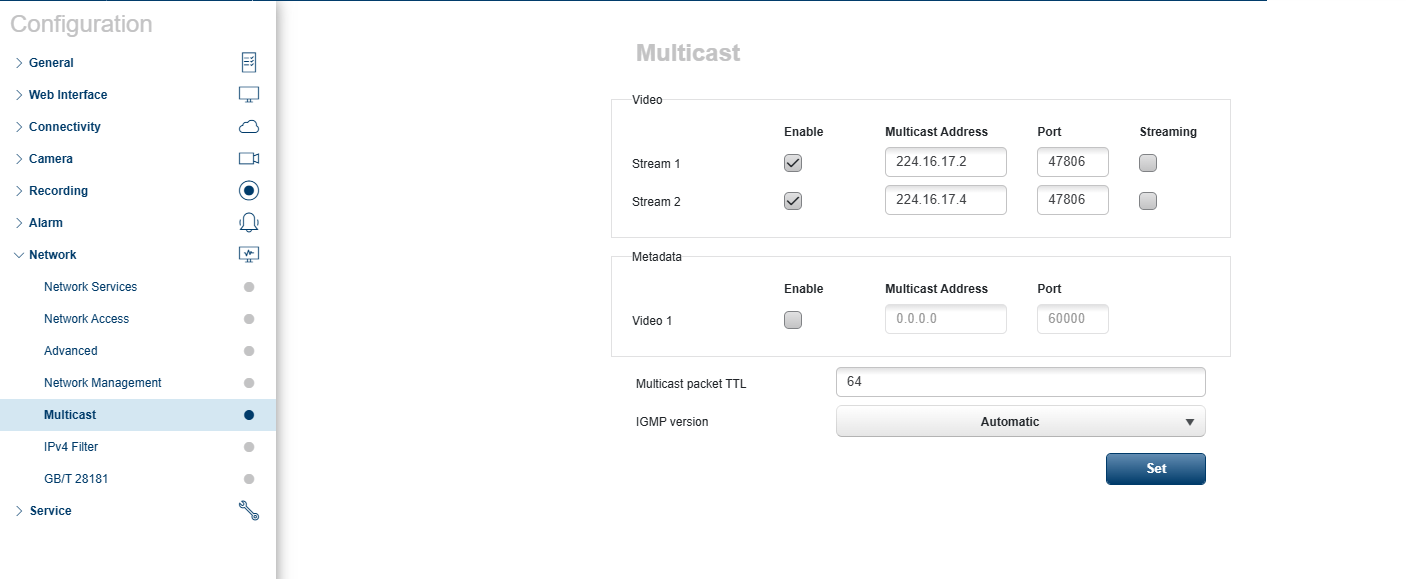 How does Milestone Multicast work and how can it be configured in parallel with another VMS4.png