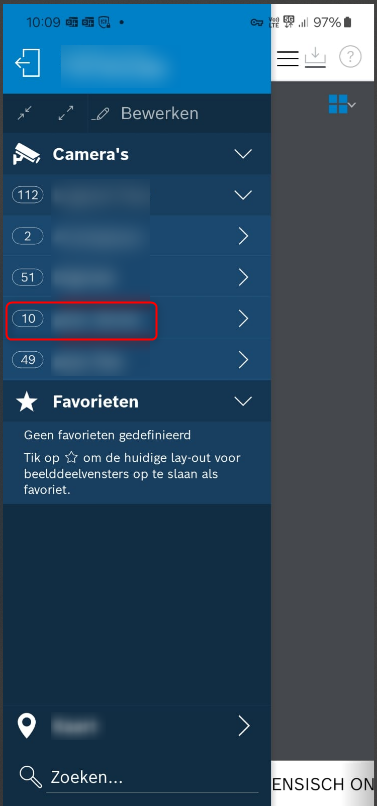 Why are all my cameras not visible in the folder from Video Security App, even though they appear in the folder in BVMS Operator Client 1.png