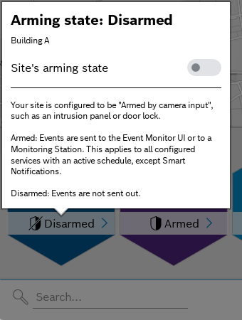 disarm sites in Video Security Client.png
